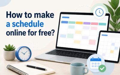 How to Make a Schedule Online for Free in Minutes