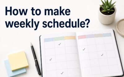 How to Make Weekly Schedule That Actually Works